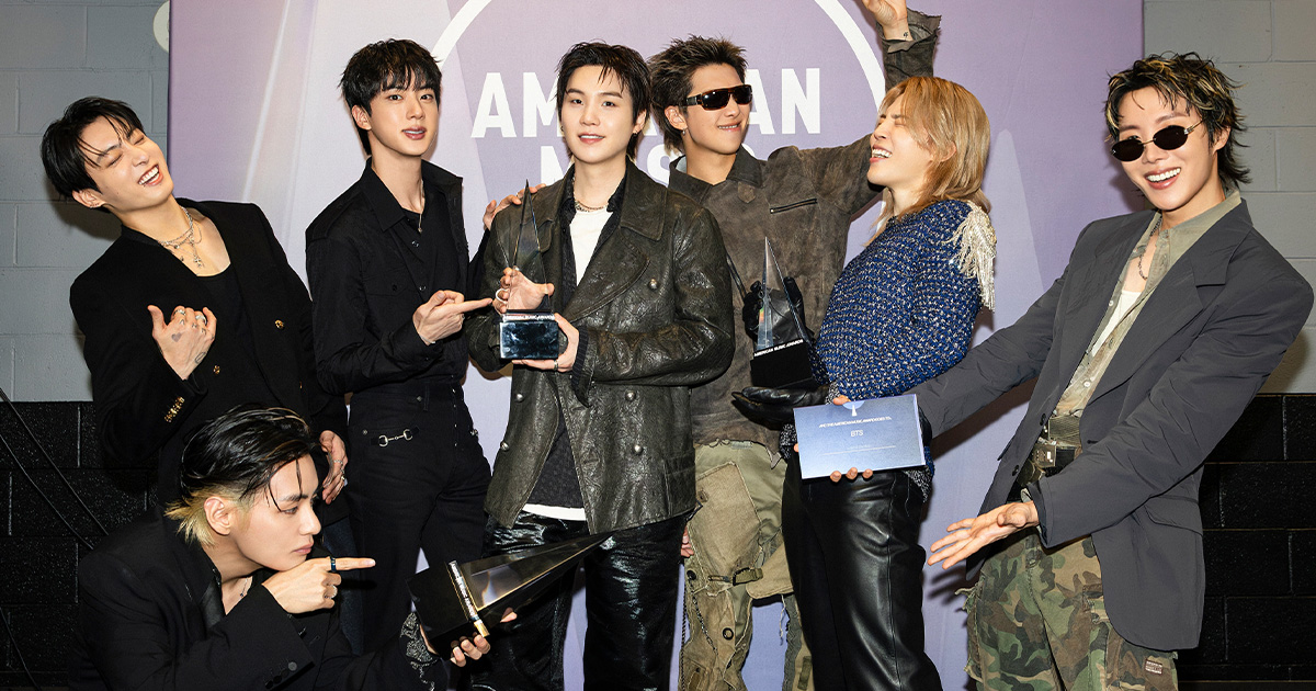 L'histoire du BTS aux AMA : Stanning BTS