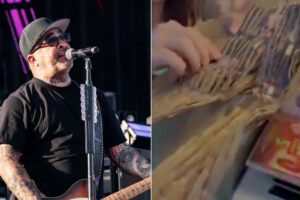 Le nouvel album d'Aaron Lewis utilisé comme matériau d'emballage pour le single de Taylor Swift
