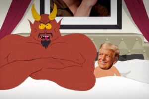 Le portrait de Trey Parker dans le rôle de Satan, l'amant de Trump, remporte une nomination aux Emmy Awards