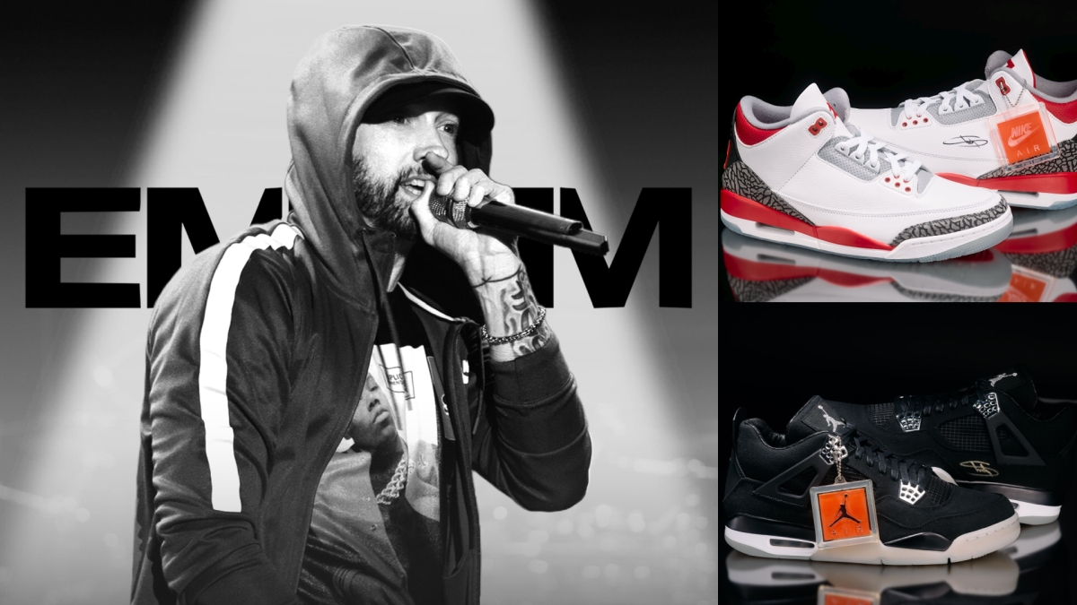 Eminem vend aux enchères plus de 100 baskets signées pour une association caritative pour les jeunes de Détroit