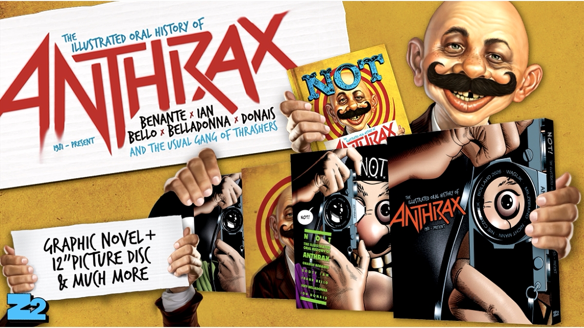 L'histoire orale illustrée de l'anthrax" Album graphique